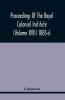 Proceedings Of The Royal Colonial Institute (Volume Xvii) 1885-6