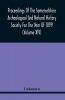 Proceedings Of The Somersetshire Archeological And Natural History Society For The Year Of 1899 (Volume Xlv)