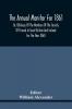 The Annual Monitor For 1861 Or Obituary Of The Members Of The Society Of Friends In Great Britain And Ireland For The Year 1860