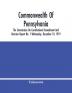 Commonwealth Of Pennsylvania; The Commission On Consititutional Amendment And Revision Report No. 1 Wednesday December 10 1919