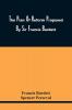 The Plan Of Reform Proposed By Sir Francis Burdett : Correctly Reported In Two Speeches Delivered In Parliament Recommending An Inquiry Into The State Of The Representation : To Which Are Added Mr. Perceval'S Objections To The Motion And A List Of T