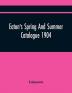 Eaton'S Spring And Summer Catalogue 1904