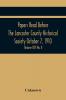 Papers Read Before The Lancaster County Historical Society October 7 1910; History Herself As Seen In Her Own Workshop; (Volume Xiv) No. 8