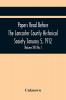 Papers Read Before The Lancaster County Historical Society January 5 1912; History Herself As Seen In Her Own Workshop; (Volume Xvi) No. 1
