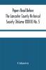 Papers Read Before The Lancaster County Historical Society (Volume Xxxiii) No. 5; Miscellaneous Papers By William Frederic Worner Minutes-Meeting Of May 3 1929