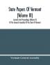 State Papers Of Vermont (Volume Iii); Journals And Proceedings (Volume Ii) Of The General Assembly Of The State Of Vermont