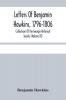 Letters Of Benjamin Hawkins 1796-1806; Collections Of The Georgia Historical Society (Volume Ix)