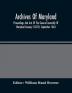 Archives Of Maryland; Proceedings And Acts Of The General Assembly Of Maryland January 1637-8 September 1664