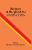 Archives Of Maryland XLI ; Proceeding Of The Provincial Court Of Maryland (3) 1658-1662