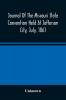 Journal Of The Missouri State Convention Held At Jefferson City July 1861