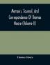 Memoirs Journal And Correspondence Of Thomas Moore (volume II)