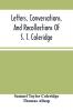 Letters Conversations And Recollections Of S. T. Coleridge