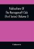 Publications Of The Narragansett Club (First Series) (Volume I)