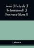 Journal Of The Senate Of The Commonwealth Of Pennsylvania (Volume Ii)