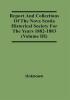 Report And Collections Of The Nova Scotia Historical Society For The Years 1882-1883 (Volume Iii)