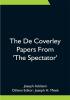 The De Coverley Papers From 'The Spectator'