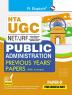 NTA-UGC-NET/JRF : Public Administration (Paper-II) Previous Yearsâ€™ Papers (With Answers)