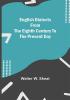 English Dialects From The Eighth Century To The Present Day