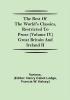 The Best of the World's Classics Restricted to Prose (Volume IV) Great Britain and Ireland II