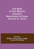 The Best of the World's Classics Restricted to Prose (Volume II) - Rome