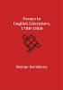 Essays in English Literature 1780-1860