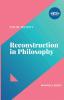 Reconstruction in Philosophy