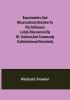 Experiments and Observations Relative to the Influence Lately Discovered by M. Galvani and Commonly Called Animal Electricity