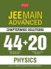 MTG 44 + 20 Years Chapterwise Solutions Physics for JEE (Advanced + Main) JEE Advanced Books 2022