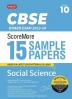 MTG CBSE ScoreMore 15 Sample Question Papers Class 10 Social-Science Book For 2024 Board Exam