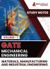 GATE Mechanical Engineering Materials Manufacturing and Industrial Engineering (Vol 1) Topic-wise Notes | A Complete Preparation Study Notes with Solved MCQs