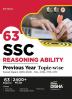 63 SSC Reasoning Ability Previous Year Topic-wise Solved Papers (2010 - 2023) - CGL CHSL MTS CPO 5th Edition