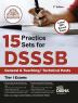 15 Practice Sets for DSSSB General & Teaching/ Technical Posts Tier I Exams 2nd Edition | For 2024 Exam All Posts | Delhi Subordinate Service Selection Board