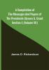 A Compilation of the Messages and Papers of the Presidents Section 1 (Volume VII) Ulysses S. Grant