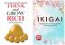 Ikigai : Japanese Art of staying Young.. While growing Old + Think And Grow Rich