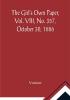 The Girl's Own Paper Vol. VIII No. 357 October 30 1886