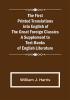 The First Printed Translations into English of the Great Foreign Classics A Supplement to Text-Books of English Literature