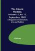 The Atlantic Monthly Volume 12 No. 71 September 1863; A Magazine of Literature Art and Politics