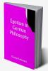 Egotism in German Philosophy