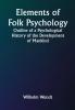 Elements of Folk Psychology; Outline of a Psychological History of the Development of Mankind