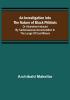 An Investigation into the Nature of Black Phthisis; Or Ulceration Induced by Carbonaceous Accumulation in the Lungs of Coal Miners