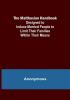 The Malthusian Handbook: Designed to Induce Married People to Limit Their Families Within Their Means.