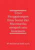 Teori Penggabungan Ilmu Sosial dan Matematika menjadi satu kontinum