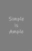 Simple is Ample