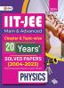 IIT JEE 2024 : Physics (Main & Advanced) - 20 Years' Chapter wise & Topic wise Solved Papers 2004-2023 by GKP