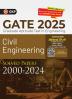 GKP GATE 2025 : Civil Engineering - Solved Papers (2000-2024)