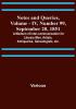 Notes and Queries Vol. IV Number 99 September 20 1851 : A Medium of Inter-communication for Literary Men Artists Antiquaries Genealogists etc.