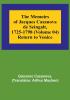 The Memoirs of Jacques Casanova de Seingalt 1725-1798 (Volume 04) Return to Venice