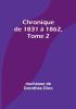 Chronique de 1831 a 1862 Tome 2