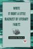 Write It Right: A Little Blacklist Of Literary Faults