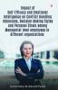 Impact Of Self-Efficacy And Emotional Intelligence On Conflict Handling Intensions Decision Making Styles And Personal Strain Among Managerial Level Employees In Different Organizations